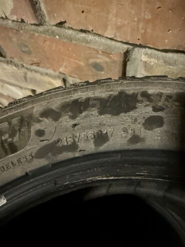 диск соната: Шины 215 / 55 / R 17, Зима, Б/у, Легковые, Германия, Michelin