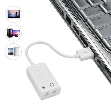 звуковая карта usb: 7,1 Внешняя USB звуковая карта разъем 3,5 мм USB аудио адаптер