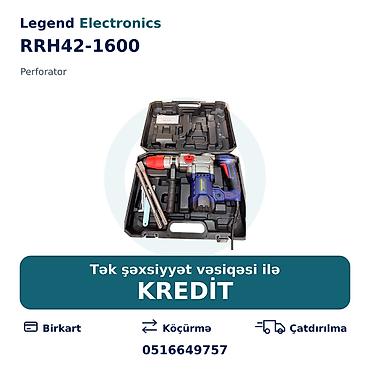 kreditle drel: Elan başlığı: Perforator RRH42-1600 Elan mətni: Legend Electronics – — 1