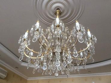 guzgu samdan: Çılçıraq, 10 və daha çox lampa, Xrustal — 2