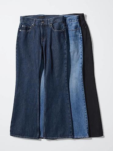 Джинсы: Джинсы, Клеш, Uniqlo, Япония, Стрейч, XS — 1