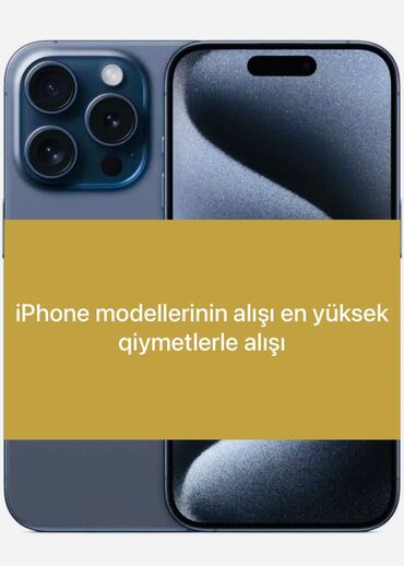 Apple iPhone: IPhone 15 Pro Max, 256 GB, Mavi, Zəmanət, Simsiz şarj, Face ID