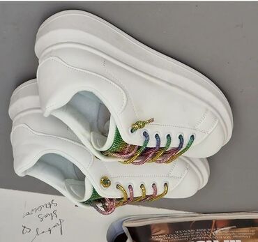 air max plus 3 white: Alexander McQueen, 38, bоја - Bela