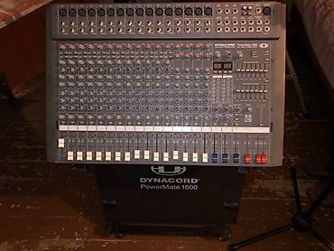 ses mixeri: Dynacord PowerMate 1600 səhnə/konsert səs sistemi komplekti - Mikser — 8