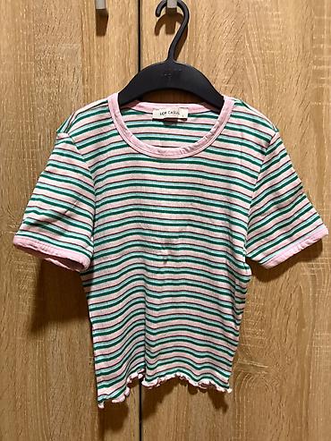 waikiki sakoi: LCW Casual majica kratkih rukava, veličina L. - Model: rebrasta (rib) — 3
