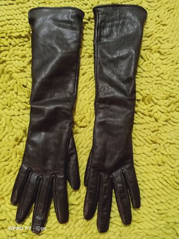 женские длинные перчатки: Продаю любимый стиль перчаток"Кожаные"женские элегантные перчатки!