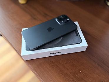 IPhone 15 Pro, Б/у, 512 ГБ, Black Titanium, Коробка, 93 %