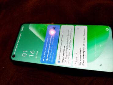 телефон айыон: Oppo A53 5G, Колдонулган, 64 ГБ, түсү - Көгүлтүр, 2 SIM