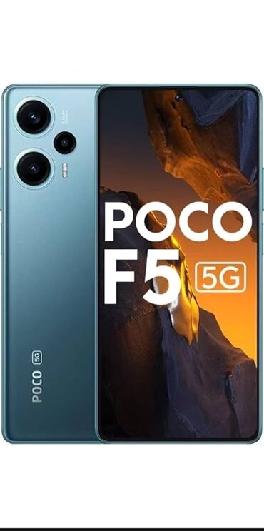 поко м5 с: Poco F5, Колдонулган, 256 ГБ, түсү - Кара, 2 SIM