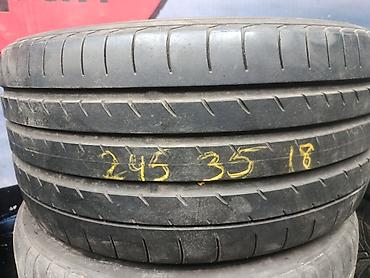 295 80: Шины 245 / 35 / R 18, Лето, Б/у, 1 шт, Легковые, Япония, Yokohama — 1