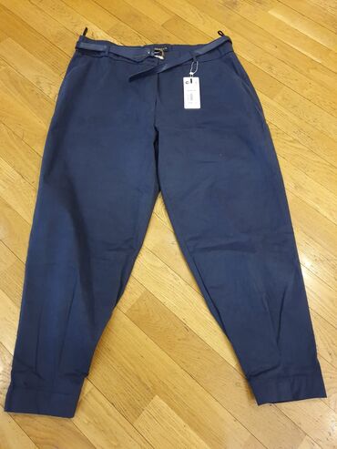 джинсы бойфренды новые: Джинсы 4XL (EU 48), цвет - Синий
