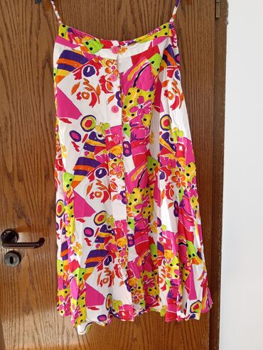 suknje od satena: 2XL (EU 44), Midi, color - Multicolored
