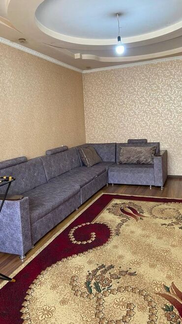 срочно продаётся 1 комнатная квартира в районе ошского рынка по улице кенсуйская: 1 комната, 44 м², 106 серия, 6 этаж, Евроремонт