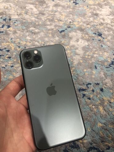 iphone 10 телефон: IPhone 11 Pro, Б/у, 256 ГБ, Зеленый, Чехол