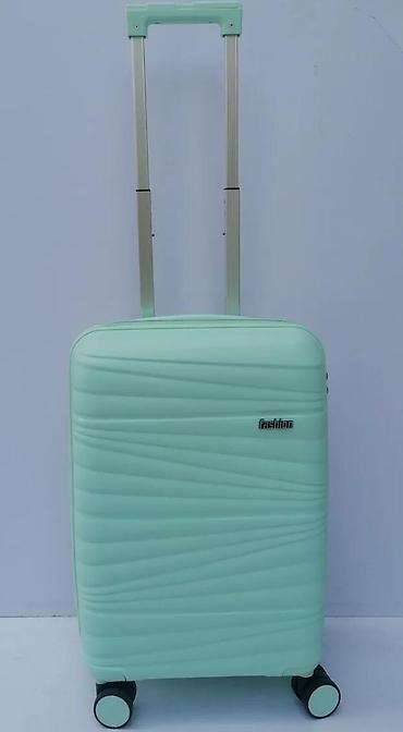 Putni koferi i torbe: Tvrdi kofer na točkiće – mint zelena boja - Kompaktna veličina — 10