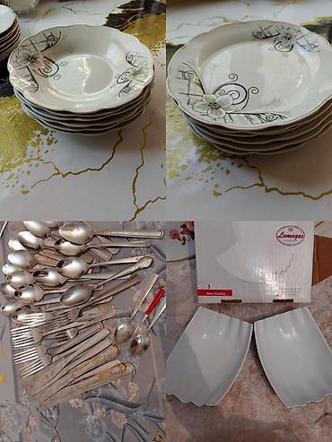 Nahar dəsti, rəng - Ağ, Keramika, 6 nəfərlik