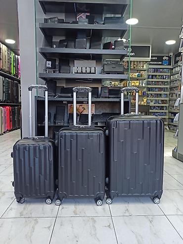 Çamadanlar: Səyahət üçün 3-lü çamadan dəsti - Korpus: sərt və yüngül material — 1