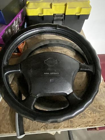 за рулём: Руль Nissan 1998 г., Б/у, Оригинал, Япония — 1