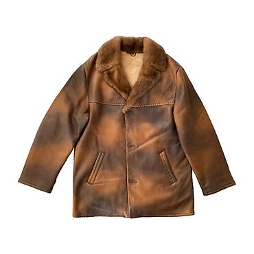 куплю норку: Стильная мужская почти новая 100% натуральная дубленка с норковым — 2