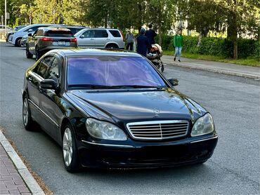 машина авто: Mercedes-Benz S-Class: 2001 г., 5 л, Автомат, Бензин, Седан