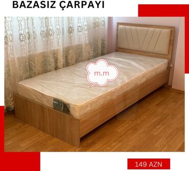 Çarpayılar: Yeni, Təknəfərlik çarpayı, Bazasız, Matras ilə, Siyirməsiz, Azərbaycan — 17