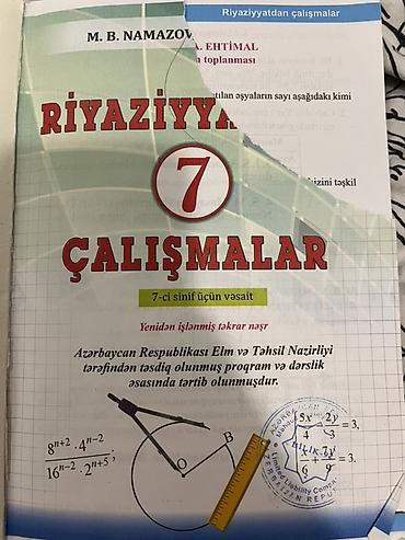 Kitablar və jurnallar: Riyaziyyatdan Çalışmalar – 7-ci sinif üçün vəsait yenidir yaziq — 3
