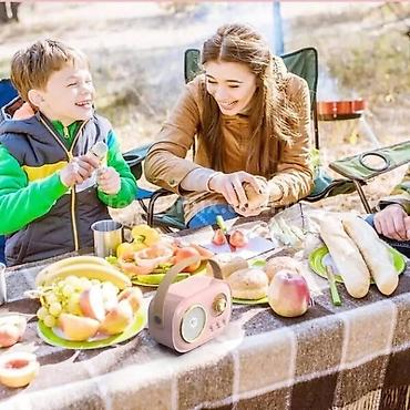 Техника и электроника: Караоке с микрофоном модель S 20 Plus на аккумуляторе Ретро — 9