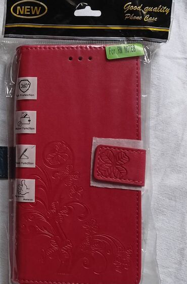 Futrole: Xiaomi Redmi Note 8 crvena kožna futrola Nova futrola za Xiaomi Redmi