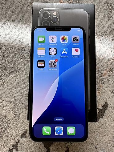 Apple iPhone: IPhone 11 Pro Max, Б/у, 256 ГБ, Matte Midnight Green, Защитное стекло, Коробка, Чехол, 100 % — 2
