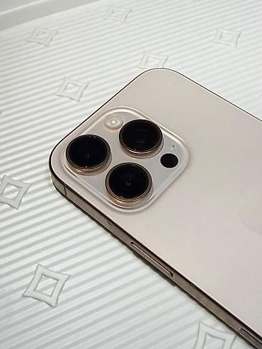 iphone 12 pro maks: IPhone 16 Pro, Б/у, 1 ТБ, Matte Gold, 85 % — 4