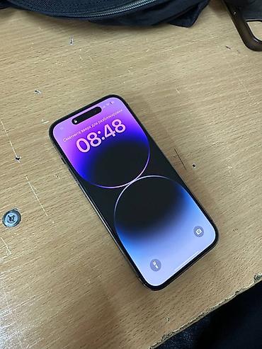 Apple iPhone: IPhone 14 Pro, Б/у, 128 ГБ, Deep Purple, 76 % — 2