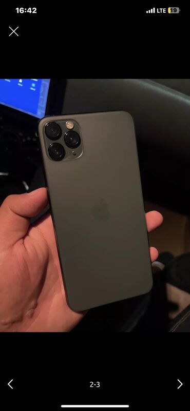 арзан айфон 11: IPhone 11 Pro Max, Б/у, 256 ГБ, Черный, Зарядное устройство, Защитное стекло, Чехол, 100 %