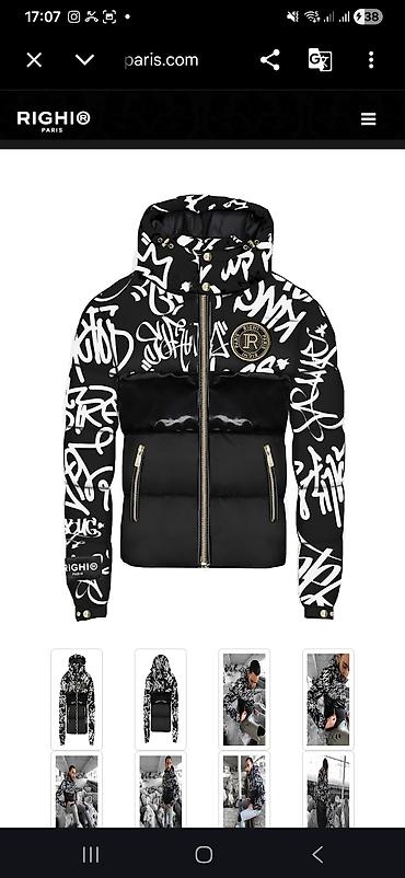 kardigan: RIGHI Paris zimska jakna sa kapuljačom FAVELAS down jacket - Model — 9