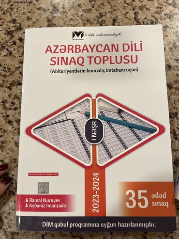 nergiz necef 250 sinaq: (mhm mətnlər sınaq toplusu) yeni nəşrdir 12 azn alınıb. heç bir qüsüru