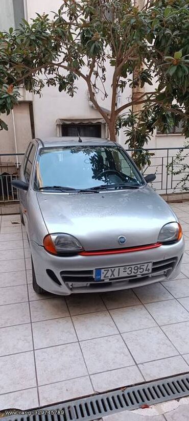 Οχήματα: Fiat Seicento: 1.1 l. | 1999 έ. | 172000 km. Χάτσμπακ