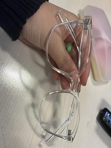 optik eynək modelləri: Şəffaf çərçivəli eynək Təzə alınıb istifadə olunmayacaq deyə — 2