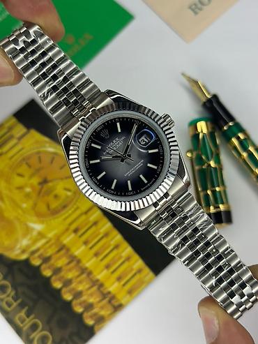 Личные вещи: Новый, Наручные часы, Rolex, цвет - Серый — 3