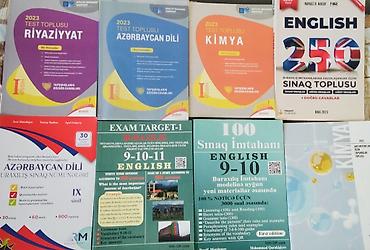 Məktəb dərslikləri və imtahan hazırlığı üçün toplu kitab dəsti