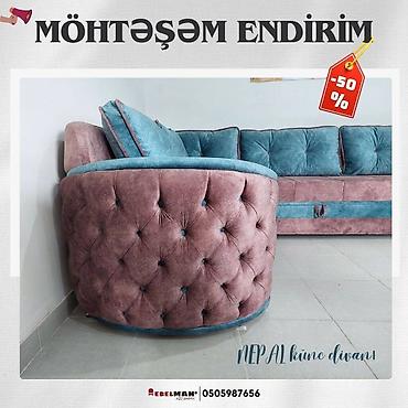 Divanlar: Künc divan, Yeni, Açılan, Bazalı, Parça, Ödənişli çatdırılma — 8