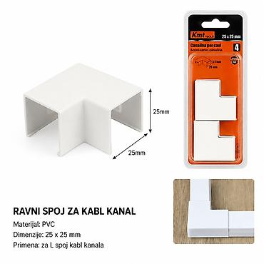 KMT Konektor za kabl-tunk – Flat Bend 25 × 25 mm (SKU: 2389372, EAN: )