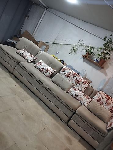 Modul tipli yumşaq mebel dəsti – geniş və rahat oturma üçün nəzərdə