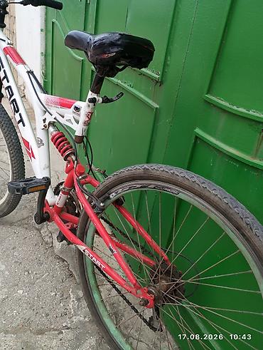 velosiped 26: START markalı dağ velosipedi - Rəng: ağ/qırmızı - Çərçivə — 4