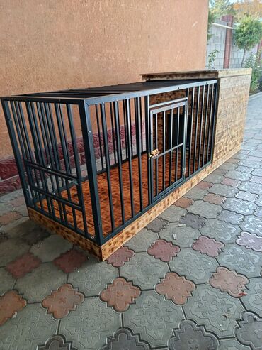 домашный гулдор: Вольер для собаки с утеплённой будкой. - Каркас вольера из прочного