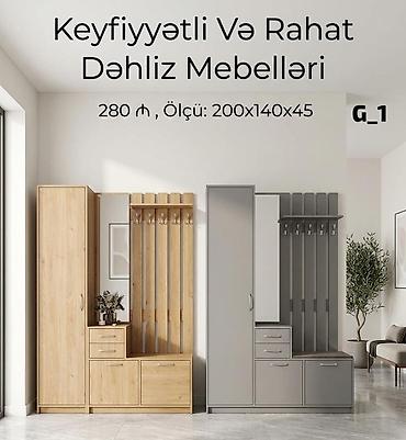 Мебель для дома: Keyfiyyətli və rahat dəhliz mebelləri – modellər G_1 Ölçü: 200 x 140 — 1