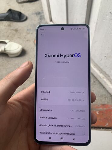 iphone 11 korpus: Xiaomi 12 Lite, 256 GB, 
 Zəmanət, Barmaq izi, Face ID