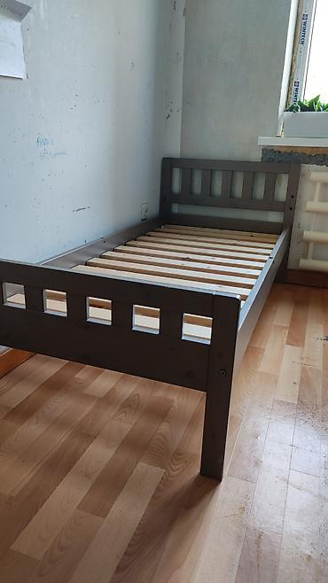 ике: Детская односпальная кровать, Б/у, Для девочки, Для мальчика, С бортиком, Дерево, Самовывоз — 4