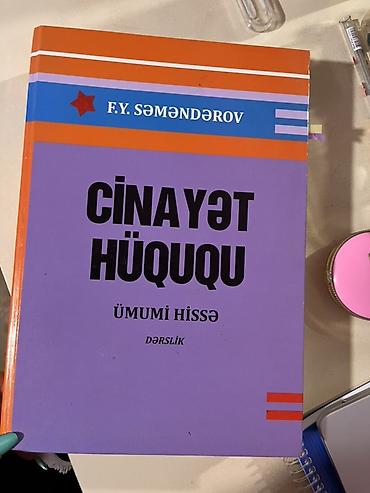 Cinayət Hüququ – Ümumi Hissə” (Dərslik) Müəllif: F.Y. Səməndərov lalafo.az -da Cinayət Hüququ – Ümumi Hissə” (Dərslik) Müəllif: F.Y. Səməndərov