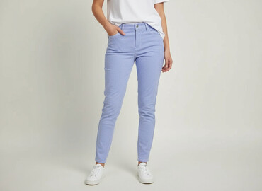 jeansy push up z wysokim stanem: Beloved, Material trousers for women, size M