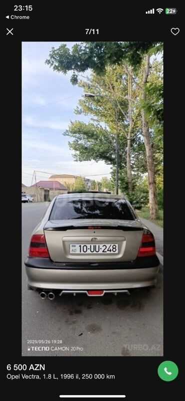 Opel: Opel Vectra: 1.8 l | 1996 il Sedan — 7