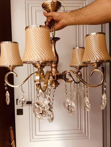 Xalçalar: Çılçıraq, 5 lampa, Metal
